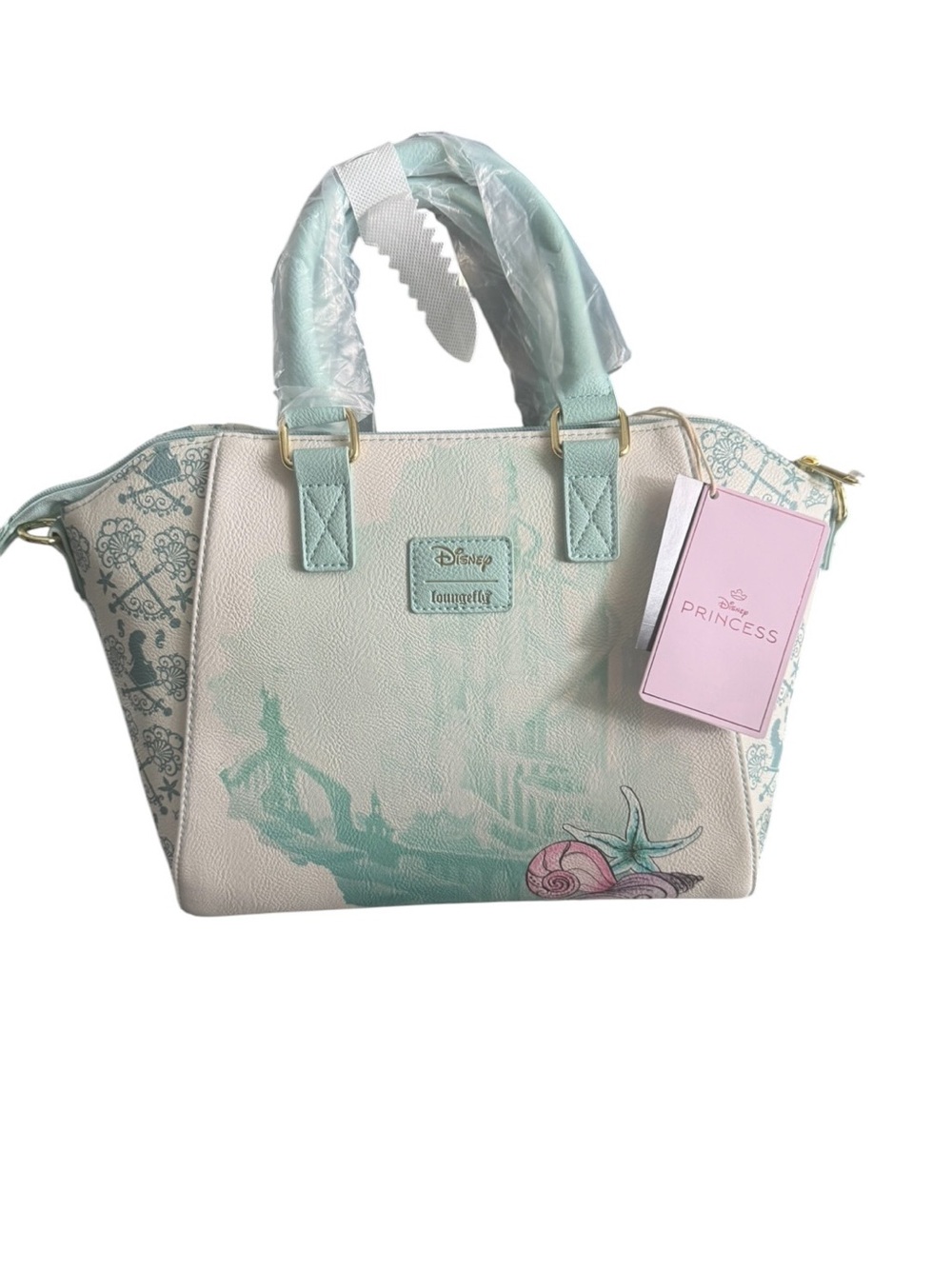 Ariel Loungefly Disney Princess Satchel Bag or Crossbody - Picture 2 of 4